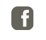 facebook icon with dark background